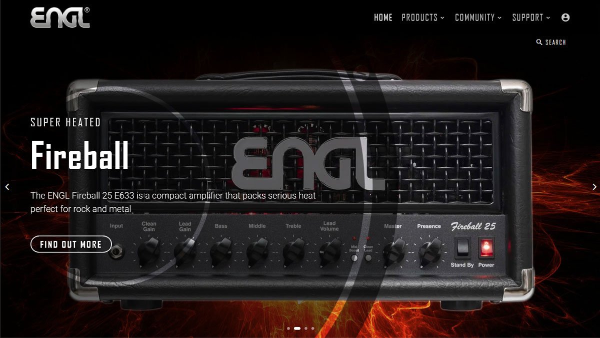 Synergy Amps website
